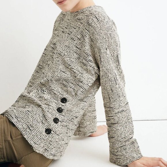 Madewell Texture & Thread Side-Button Top Minimalist Contemporary - Picture 10 of 10